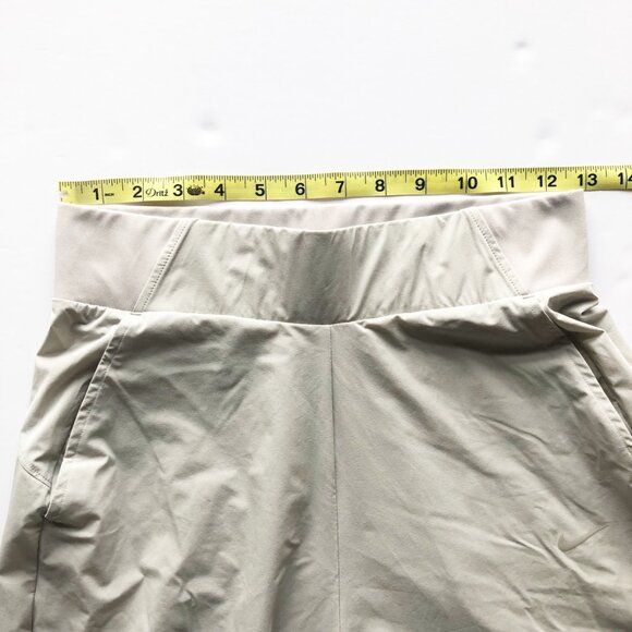 NIKE Bliss Lux Training Pants Beige Joggers Womens Small - Picture 8 of 10